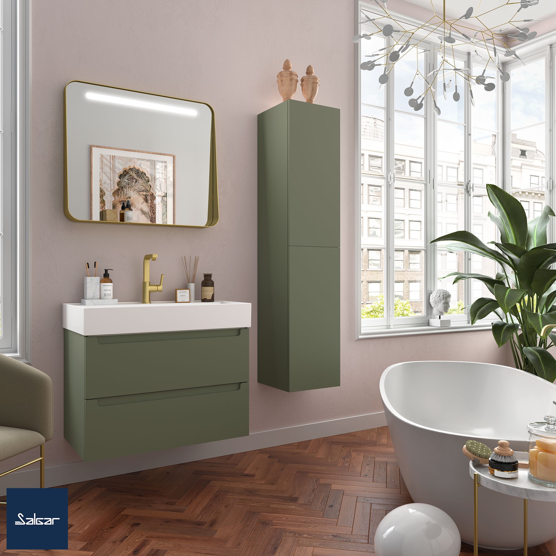 Monterrey 2 Drawer Green By Salgar tiles — Uptiles Brisbane