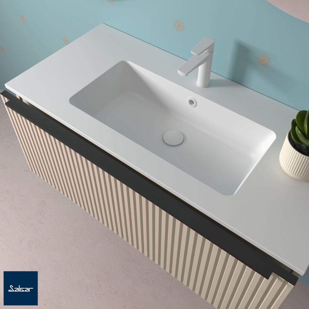 Lina Handle Brushed Black By Salgar